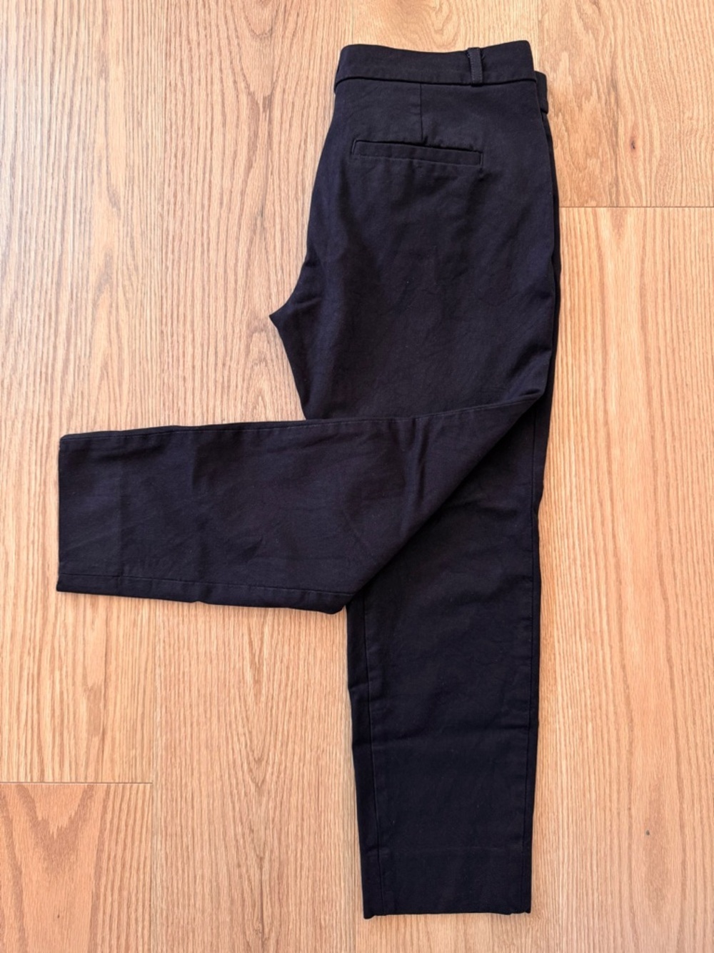 Banana Republic Sloan Crop Pants Black Slim Fit Chino